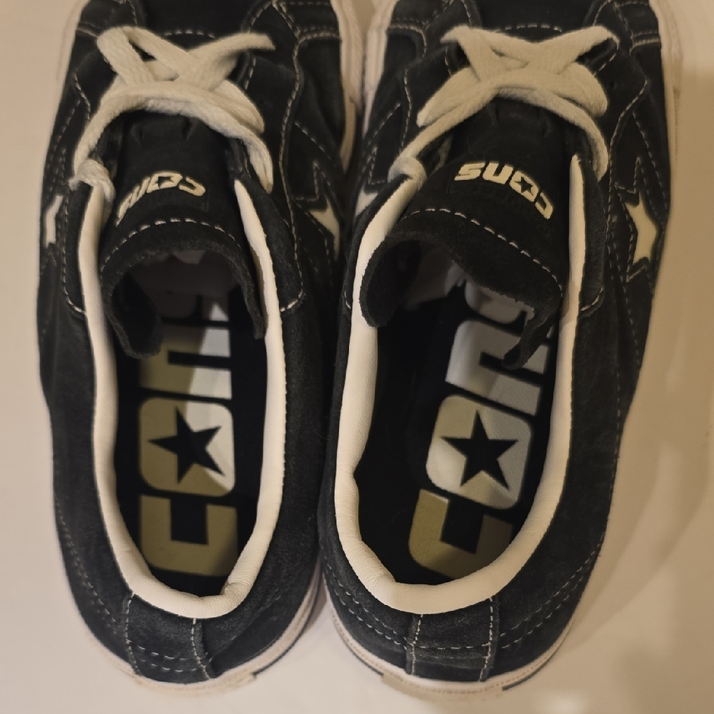 Men's Converse Star Black & White  Sneakers - Picture 2 of 9